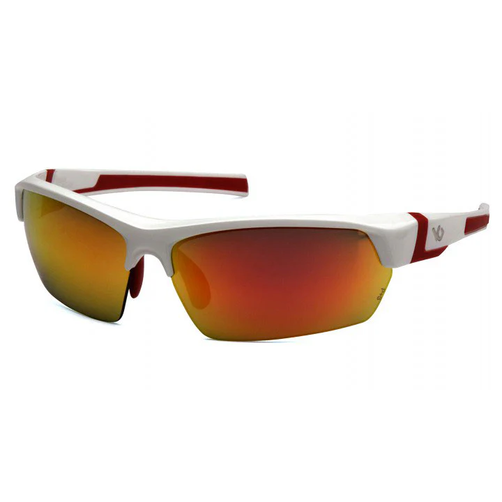 Pyramex VGSWR351 Venture Gear -Tensaw -White Frame/Sky Red Mirror Polarized Lens - Mactool Shop