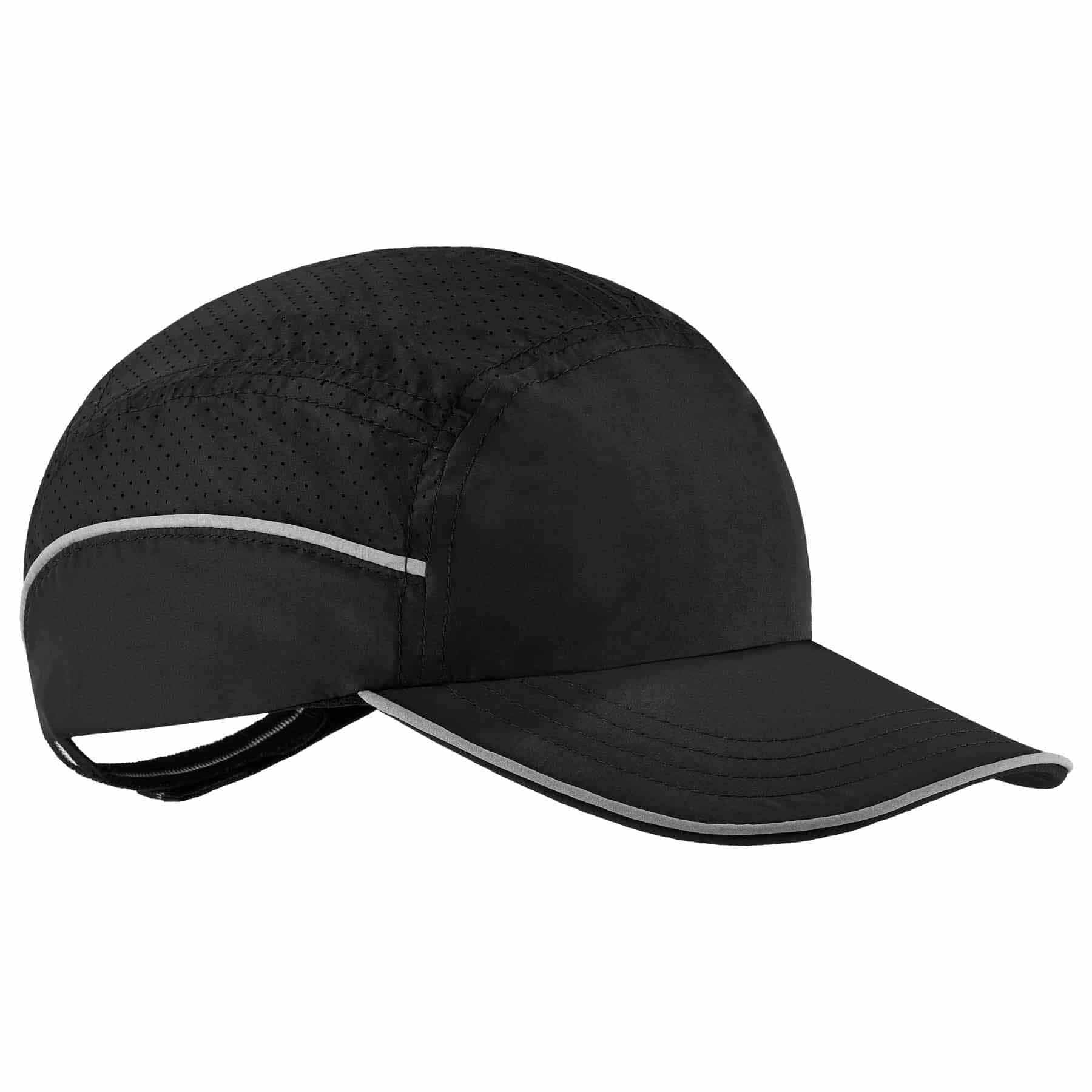 Ergodyne 23367 8955 Long Brim Black Lightweight Bump Cap Hat - Mactool Shop