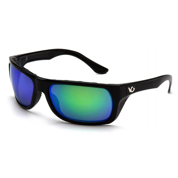 Pyramex VGSB931 Venture Gear Vallejo Black Frame/ Polarized Green Mirror Lens - Mactool Shop