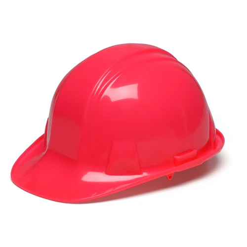 Pyramex HP14170 Hi Vis Pink Cap Style 4 Point Ratchet Hard Hat - Mactool Shop