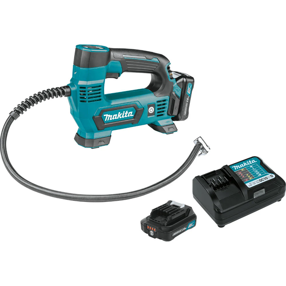 Makita MP100DWRX1 12V Max CXT Lithium-Ion Cordless Inflator Kit (2.0Ah) - Mactool Shop