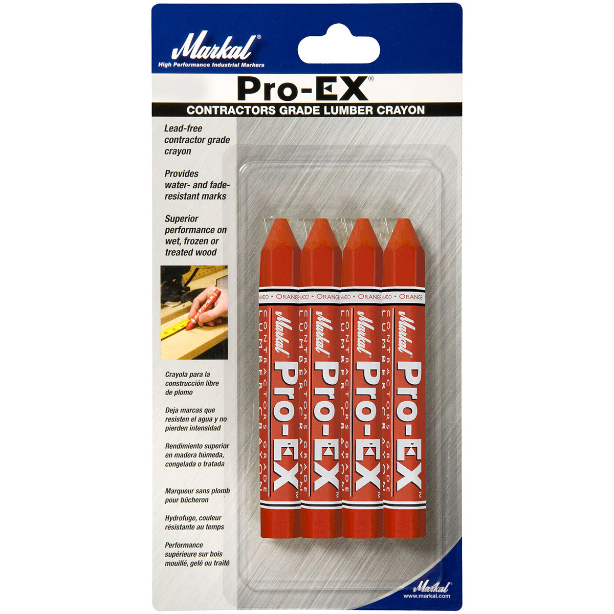 Markal 80602 Lumber Crayon, Extruded, 1/2