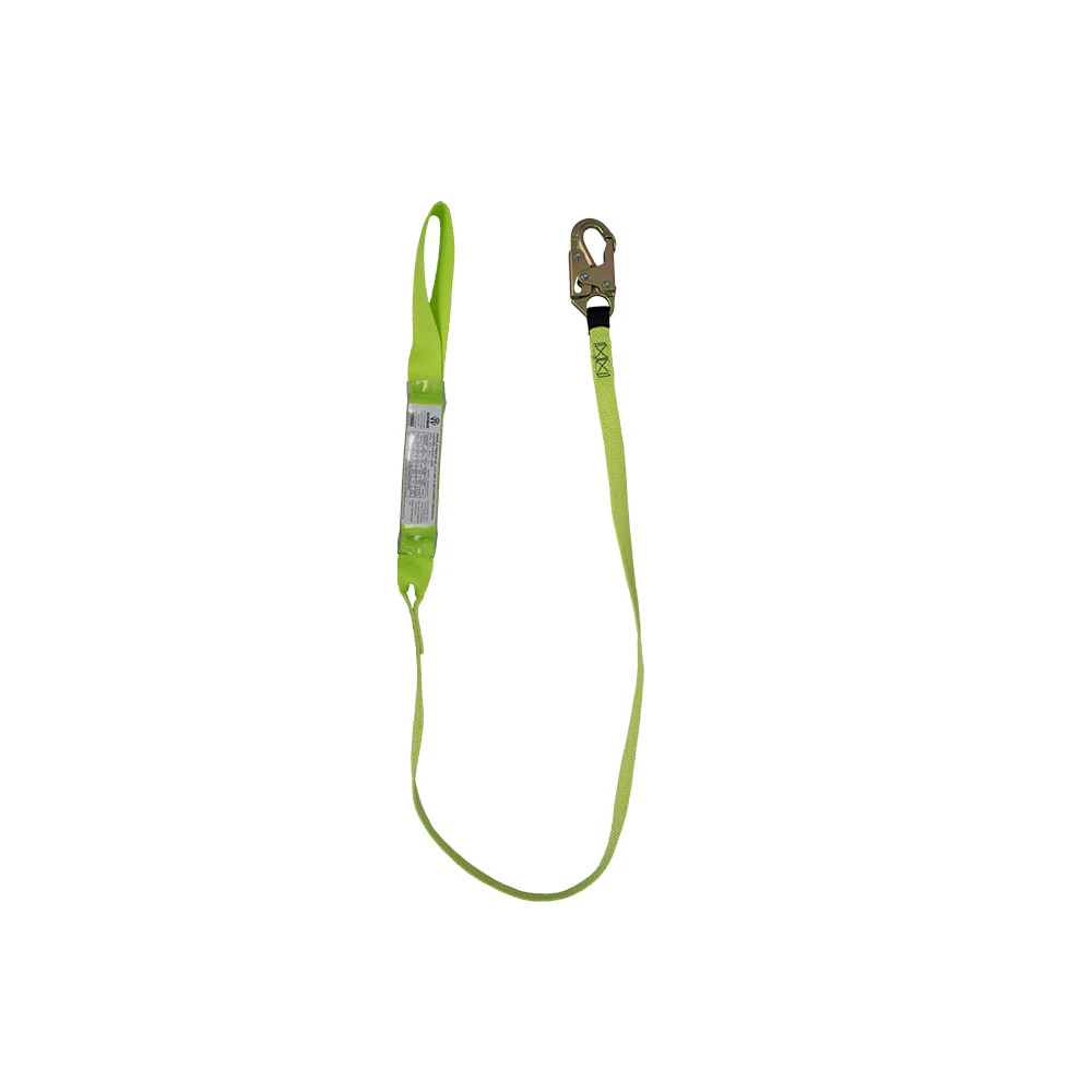 Safewaze FS560-AF-SE 6' Energy Absorbing Lanyard; Arc Flash Webbing, Soft Eye - Mactool Shop