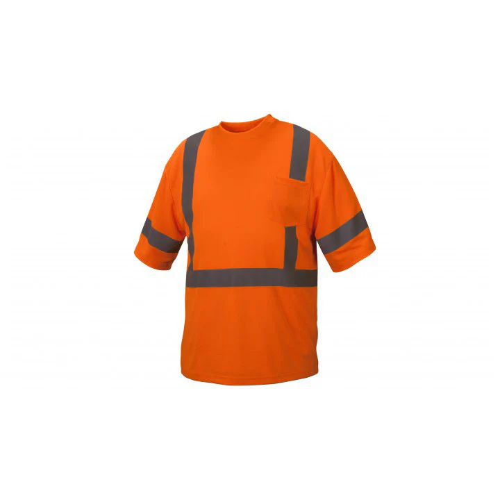 Pyramex RTS3320X4-X5 T-Shirt - Hi-Vis Orange - Size 4X-5X Large - Mactool Shop