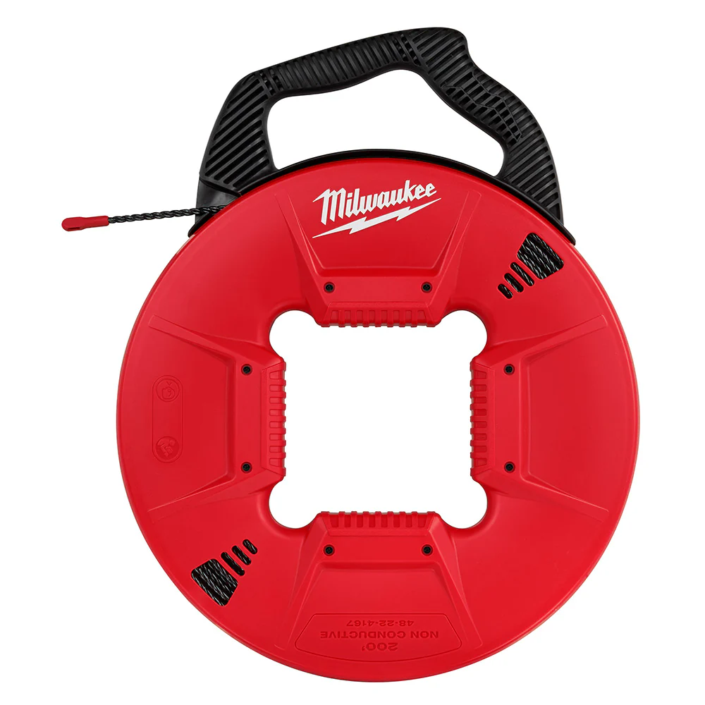 Milwaukee 48-22-4167 200' Polyester Fish Tape w/ Nonconductive Tip - Mactool Shop