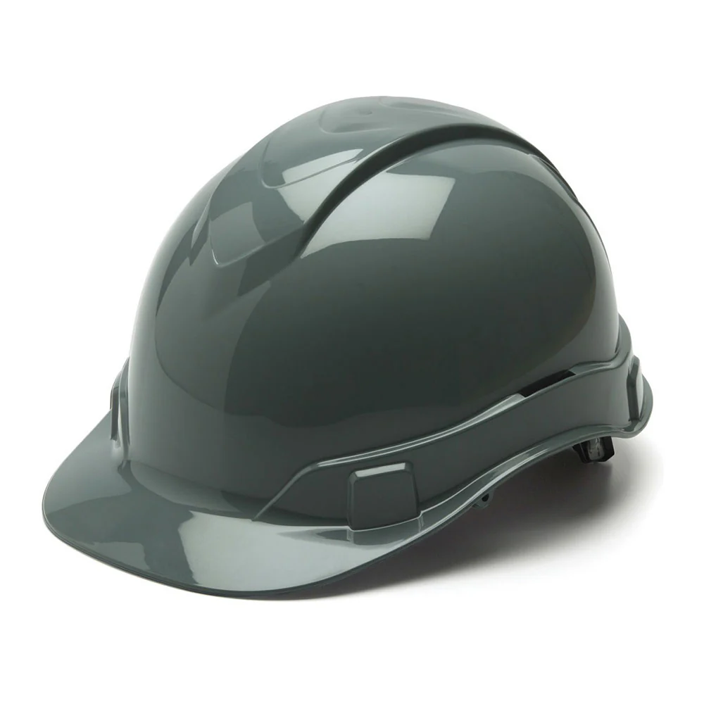 Pyramex HP44113 Ridgeline Hard Hat, Cap Style 4 Pt Ratchet Suspension, Slate - Mactool Shop