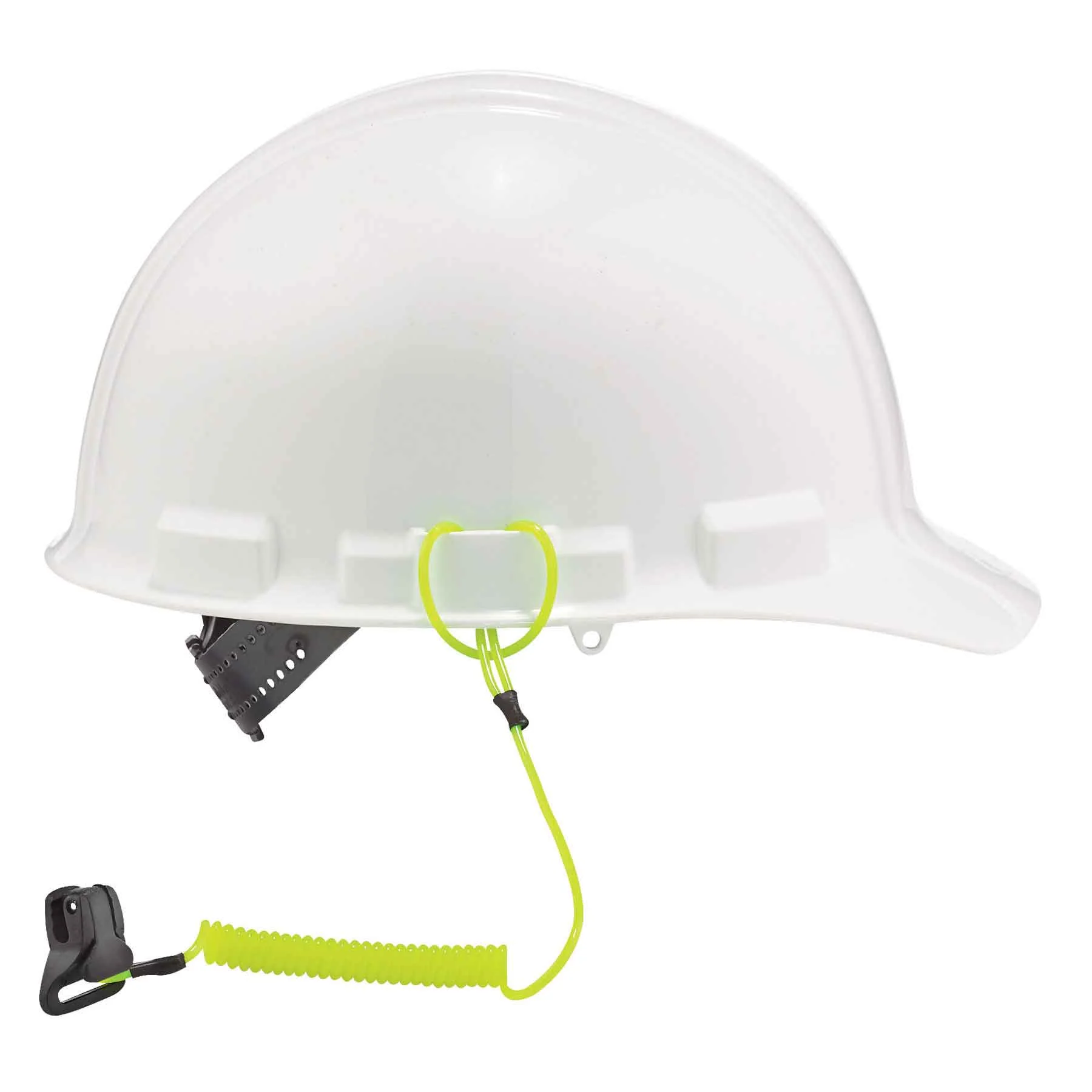 Ergodyne 19159 OAH 3158 Coil Hard Hat Lanyard with Clamp - Mactool Shop