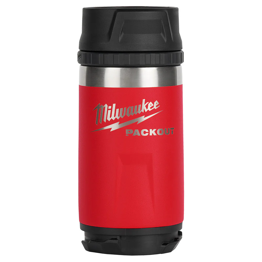 Milwaukee 48-22-8391R PACKOUT 12oz Insulated Bottle with Sip Lid - Mactool Shop
