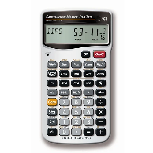 Calculated Industries 4080 Construction Master Pro Trig - Mactool Shop