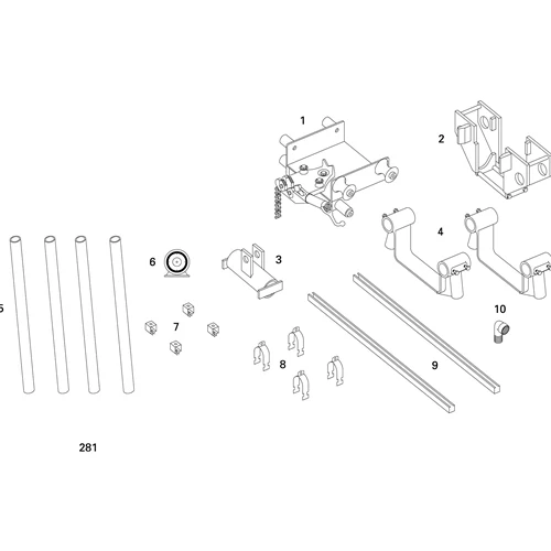 Current Tools 281-4 Pump Mounting Brackets for 281 Bending Table - Mactool Shop