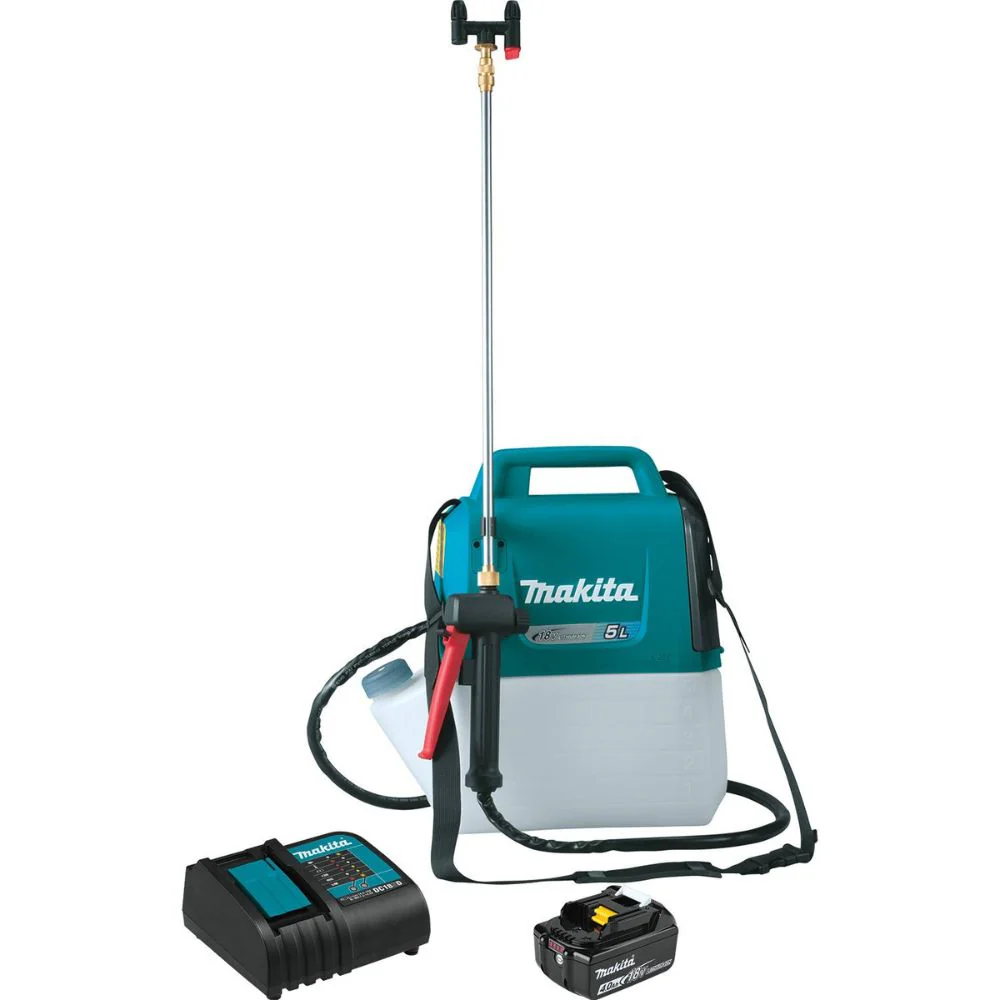 Makita XSU03SM1 18V LXT Lithium-Ion Cordless 1.3 Gallon Sprayer Kit (4.0Ah) - Mactool Shop