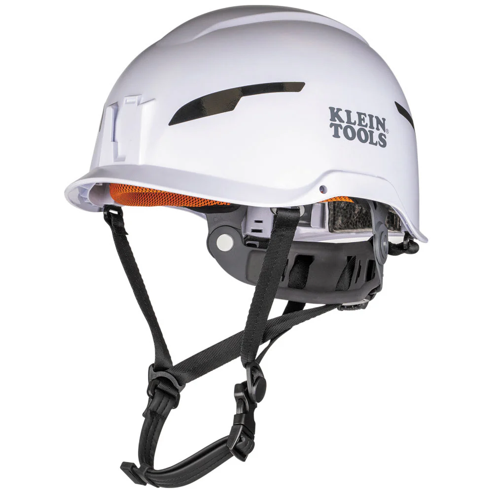 Klein 60564 Safety Helmet, Type-2, Non-Vented Class E, White - Mactool Shop