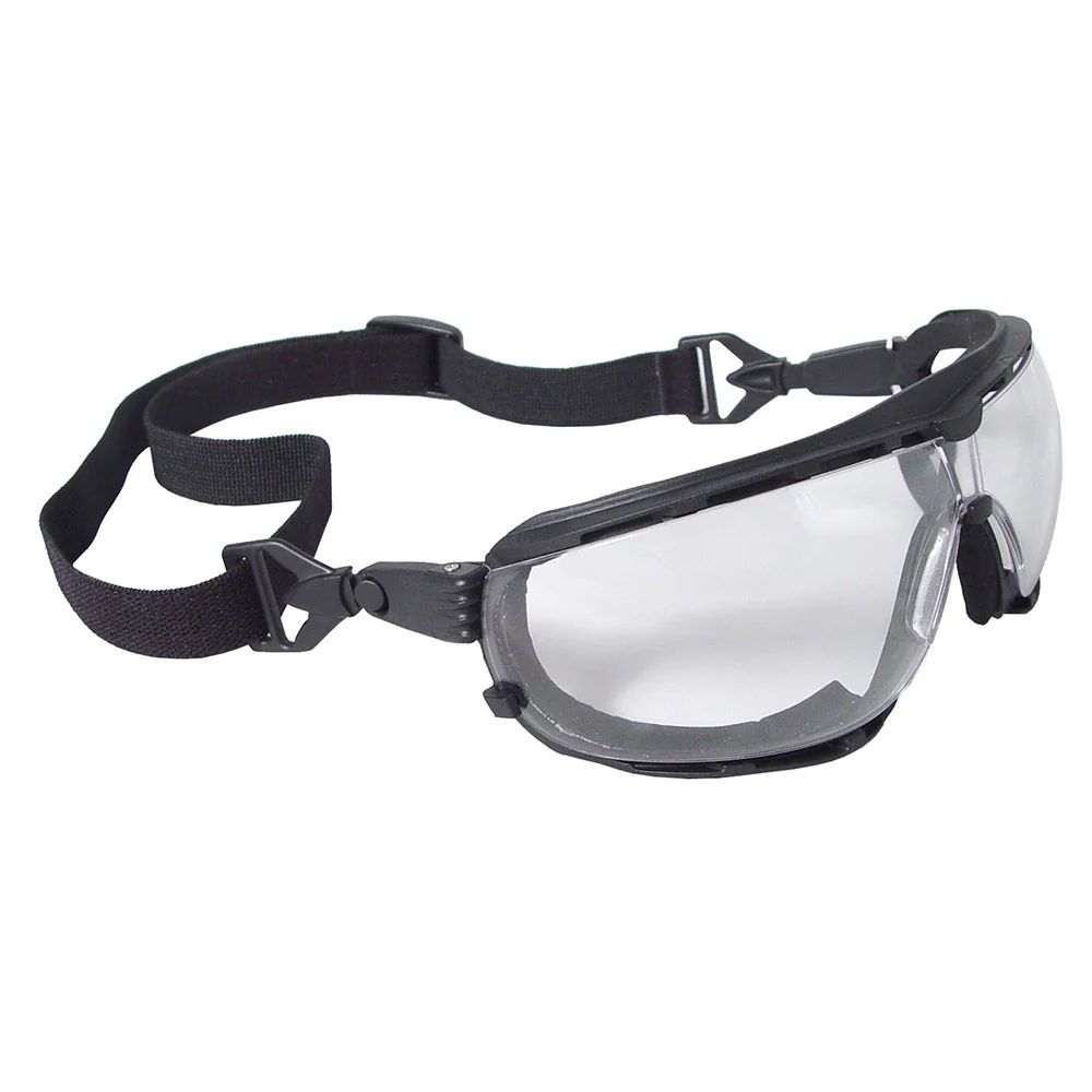 Radians DG1-11 Dagger Foam Lined Safety Goggle, Black Frame, Clear Lens - Mactool Shop