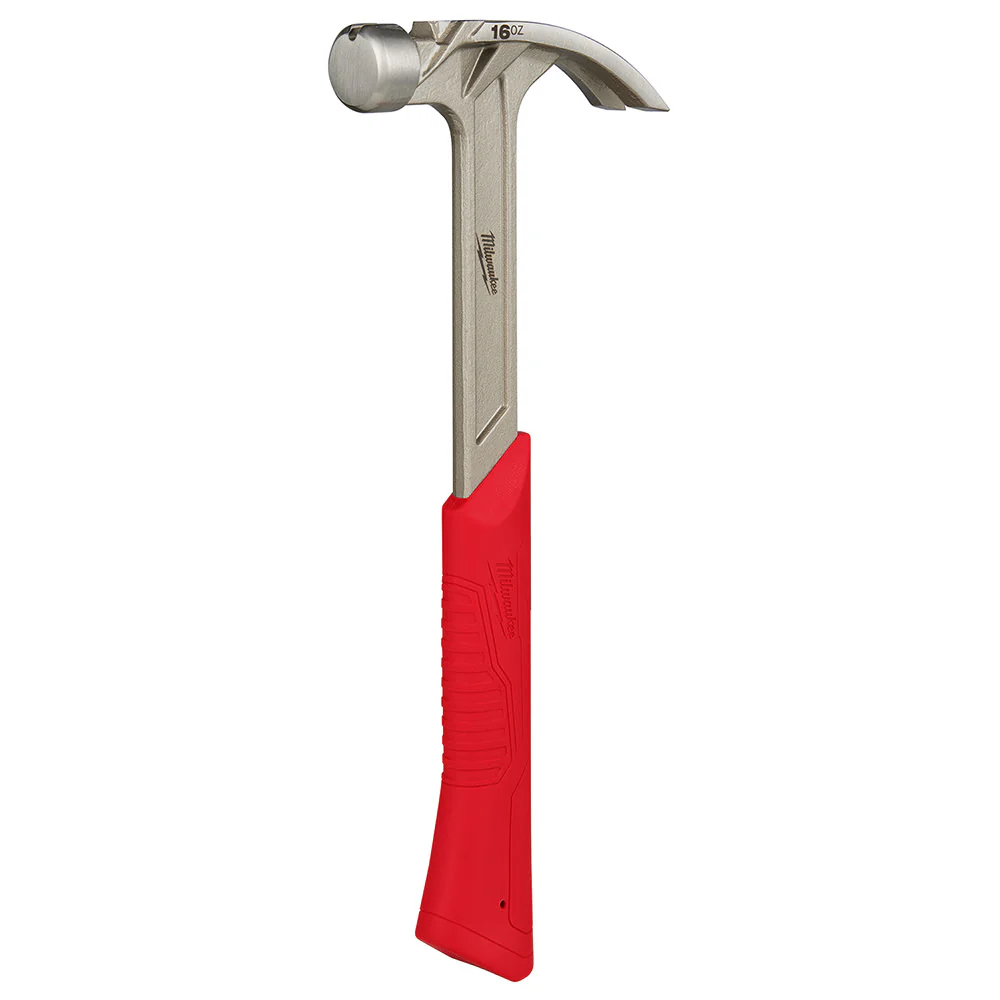 Milwaukee 48-22-9018 16oz Smooth Face Hybrid Claw Hammer - Mactool Shop