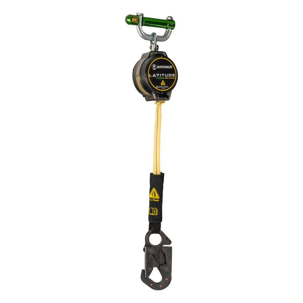 Safewaze 020-5208 Latitude Pro Arc Flash 7' Single Web SRL: 9013 BWB, Dielectric Snap Hook - Mactool Shop