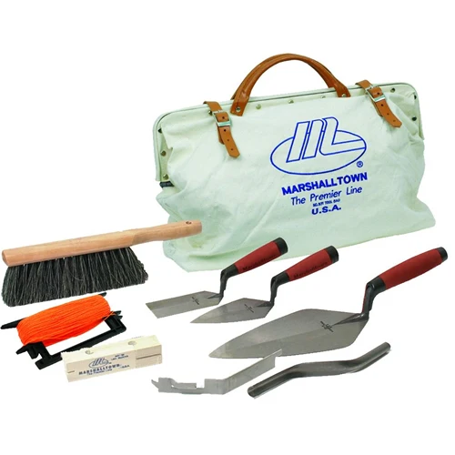 MarshallTown BTK1 15901 - Brick Tool Kit w/Canvas Tool Bag - Mactool Shop