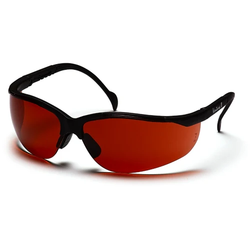 Pyramex SB1835S Venture Eyewear Sun Block Bronze Lens/Black Frame - Mactool Shop