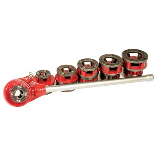 Reed R12 NPT-6 R12+ Hss Threader Set - Npt Set 1/2