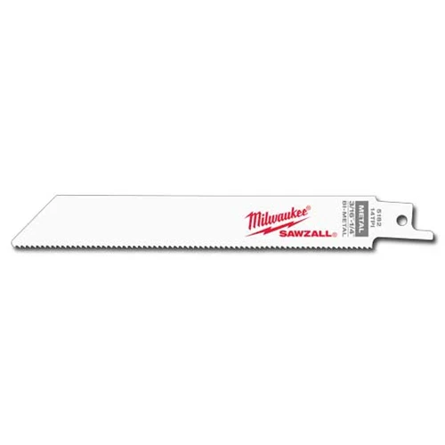 Milwaukee 48-00-8182 Super Sawzall Blade 14 Teeth per Inch 6-Inch Length, 25 Pack - Mactool Shop