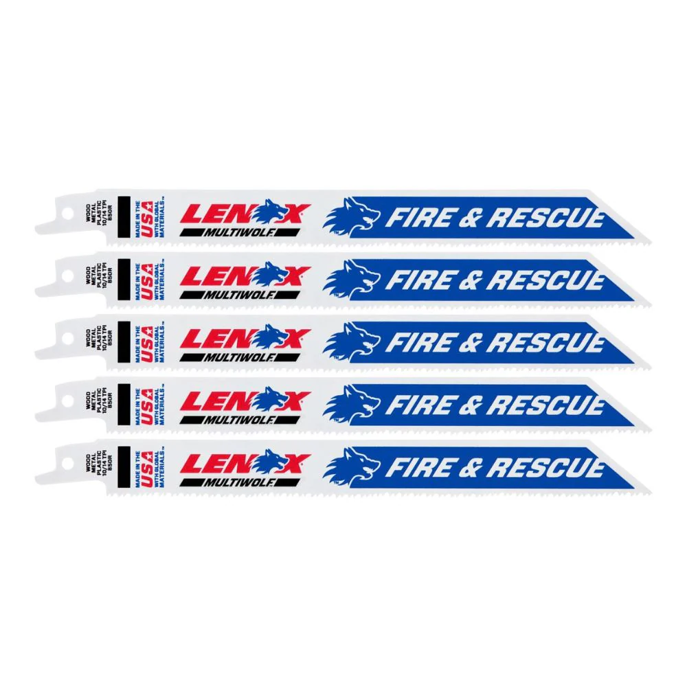 Lenox 20577850R MULTIWOLF 8 in. 14 TPI WAVE EDGE Reciprocating Saw Blade (5 PK) - Mactool Shop