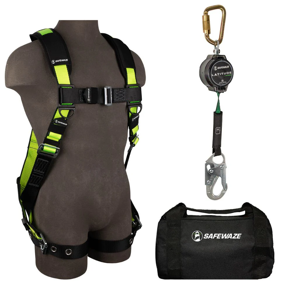 Safewaze 019-3006 PRO Bag Combo: FS185-S/M Harness, 018-5004 SRL, FS8125 Bag, S/M - Mactool Shop