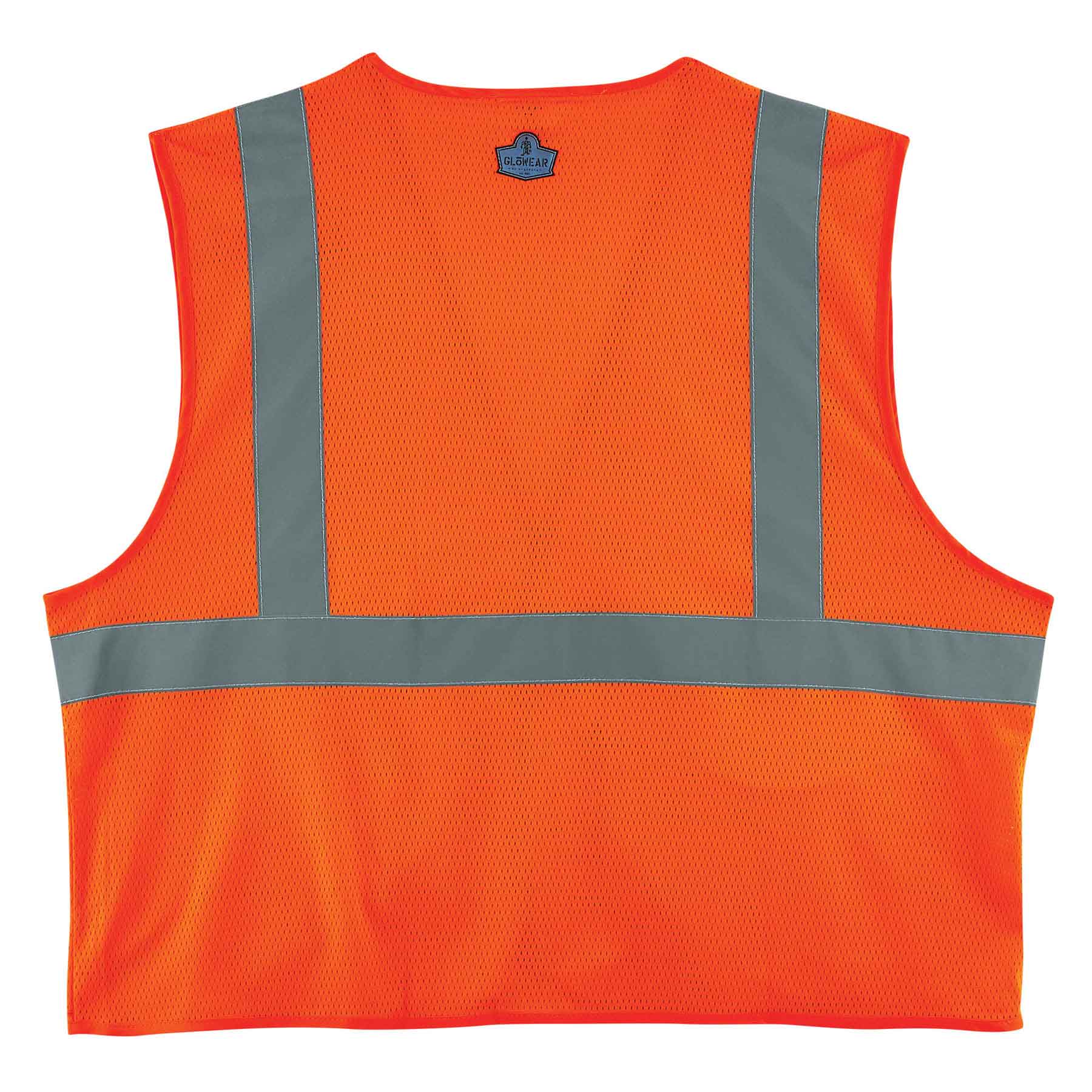 Ergodyne 21139 GloWear 8220HL Type R Class 2 Standard Mesh Vest, 4XL/5XL, HV Orange - Mactool Shop