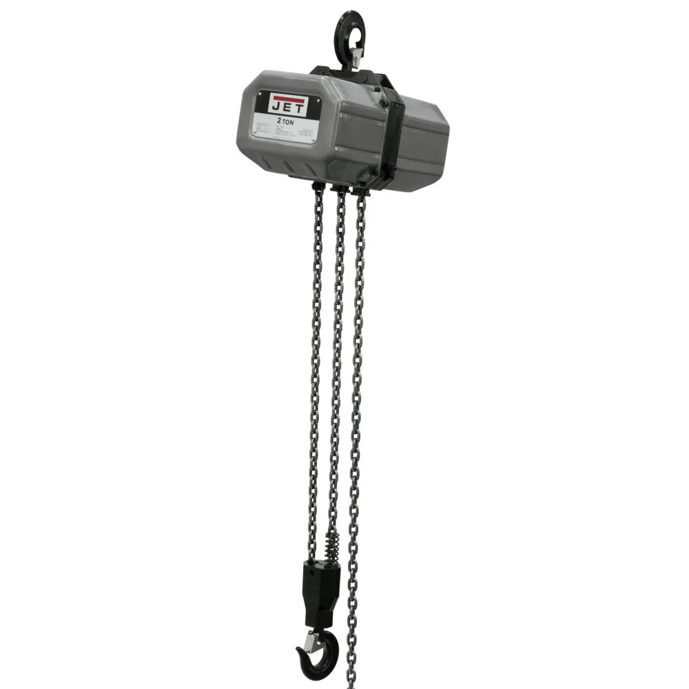 Jet JT9-231000 2SS-3C-10, 2-Ton Electric Chain Hoist 3-Phase 10' Lift - Mactool Shop