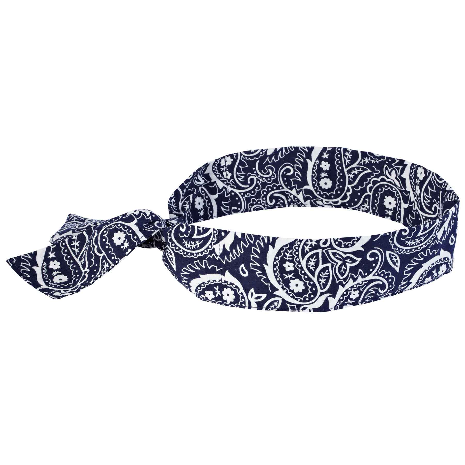 Ergodyne 12306 Chill-Its 6700 Evaporative Cooling Bandana - Tie, Navy Western - Mactool Shop