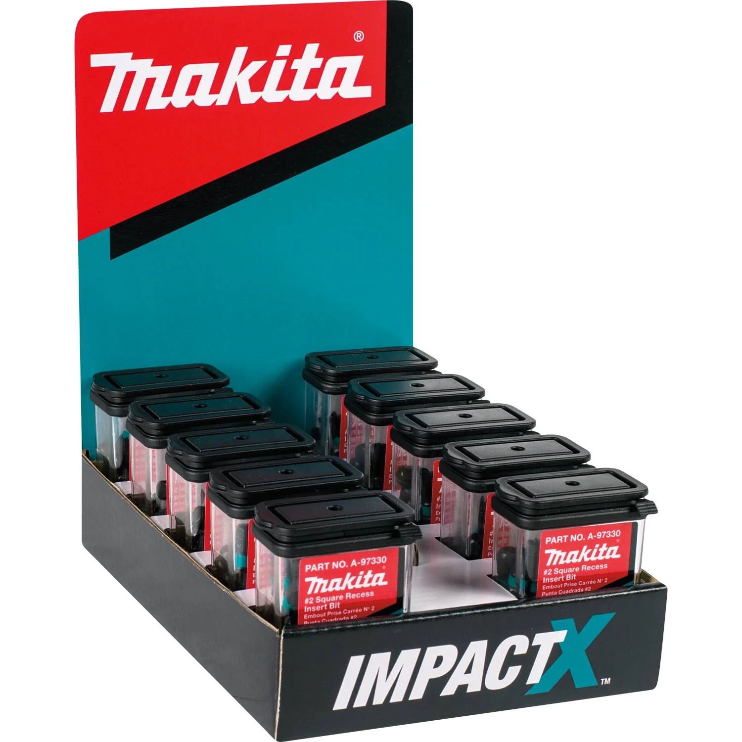 Makita A-97330-10 ImpactX #2 Square Recess 1