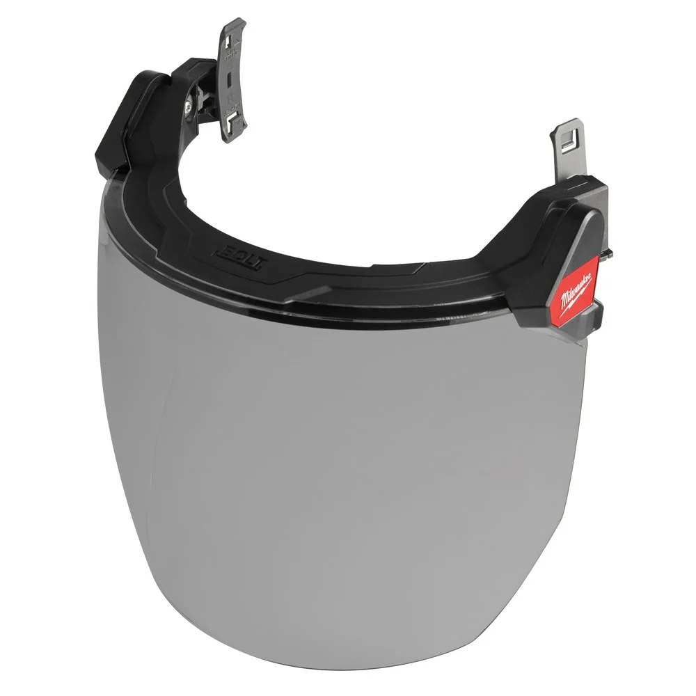 Milwaukee 48-73-1425 BOLT Full Face Shield - Gray Dual Coat Lens (Compatible with Milwaukee Safety Helmets & Hard Hats) - Mactool Shop