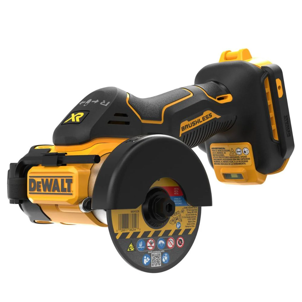 DEWALT DCS438E1 20V MAX XR® Brushless Cordless 3-in Cut-Off Tool Kit With DEWALT POWERSTACK™ Compact Battery - Mactool Shop