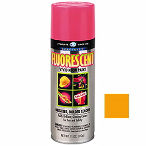 Aervoe Z1422 11 oz. Fluorescent Orange Zynolyte Spray Paint - Aerosol - Mactool Shop