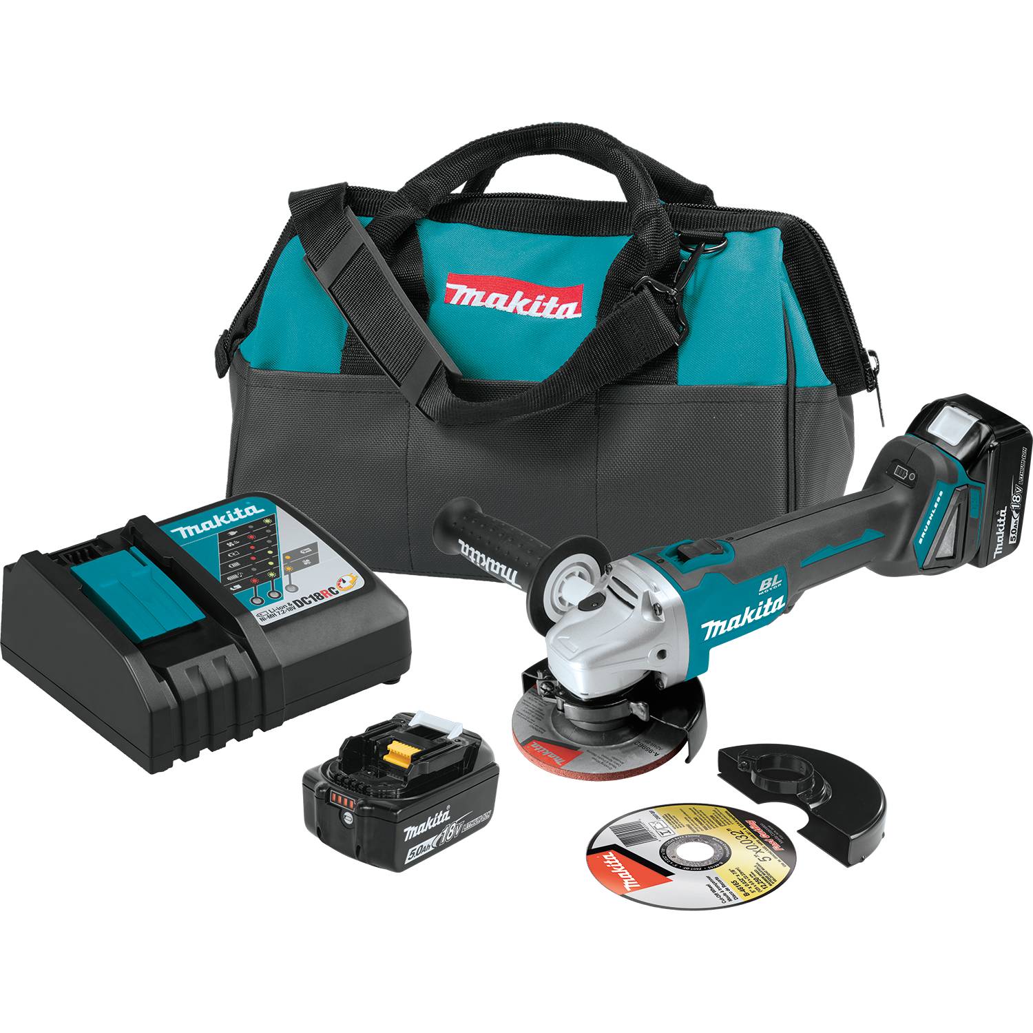 Makita XAG04T 18V LXT Lithium-Ion Brushless 4-1/2