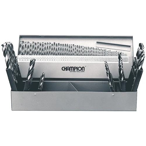 Champion SS150C Champion 115 Piece Metal Cased 705 Black HSS 1/16