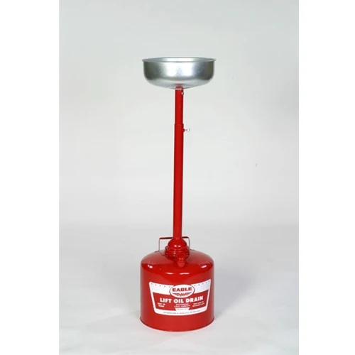 Eagle 605 Lift Oil Drain Can-Galvanized Steel - Red - Mactool Shop