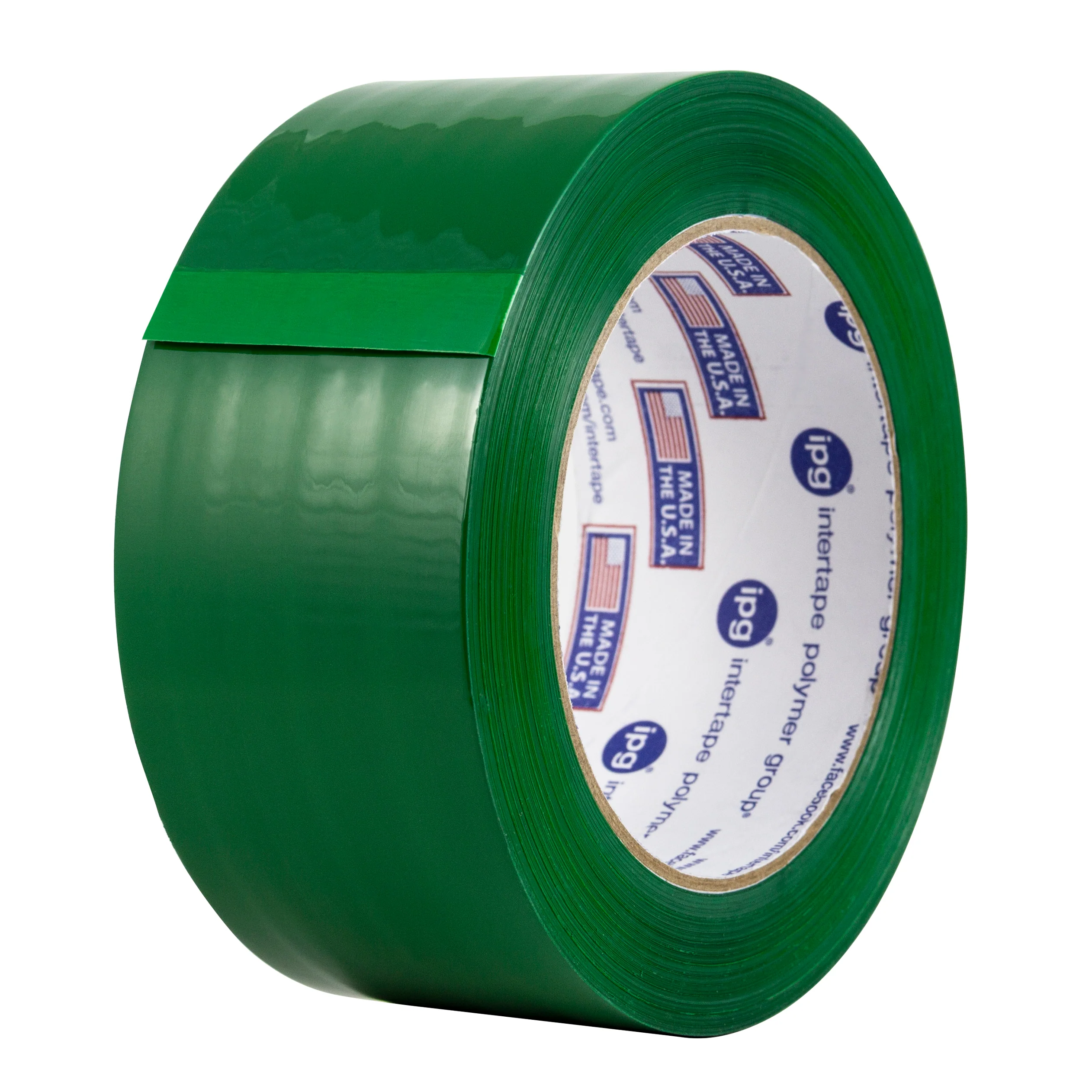 Intertape GC405 321 2.1 Mil ColoRed Medium Grade Acrylic CST - Green 48MM X 100M IPG-IPG 36 - Mactool Shop