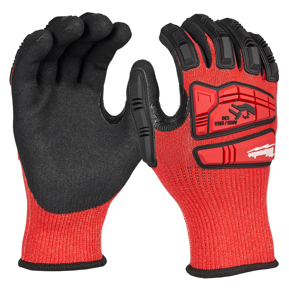 Milwaukee 48-73-8133 Impact Cut 3 Nitrile Dip Glove - XL - Mactool Shop
