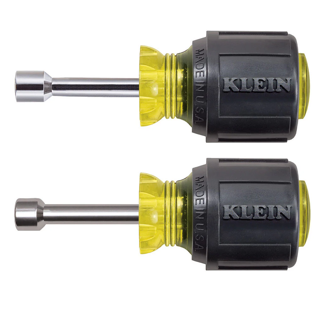 Klein Tools 610M Magnetic Stubby Nut Driver Set 1-1/2