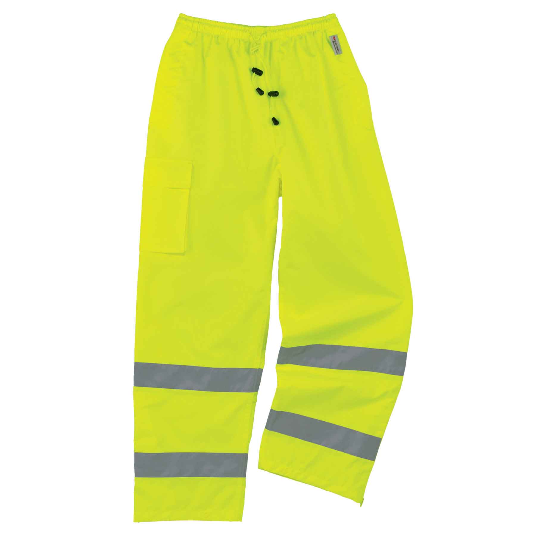 Ergodyne 24429 GloWear 8915 Supplemental Class E Rain Pants, 5XL, HV Lime - Mactool Shop