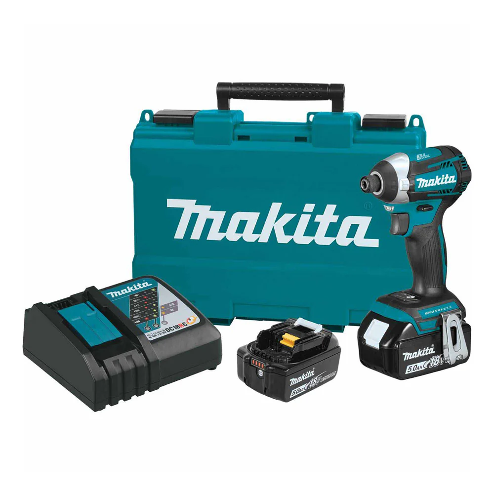 Makita XDT14T 18V LXT Brushless Cordless 3-Speed Impact Driver Kit 5.0Ah - Mactool Shop