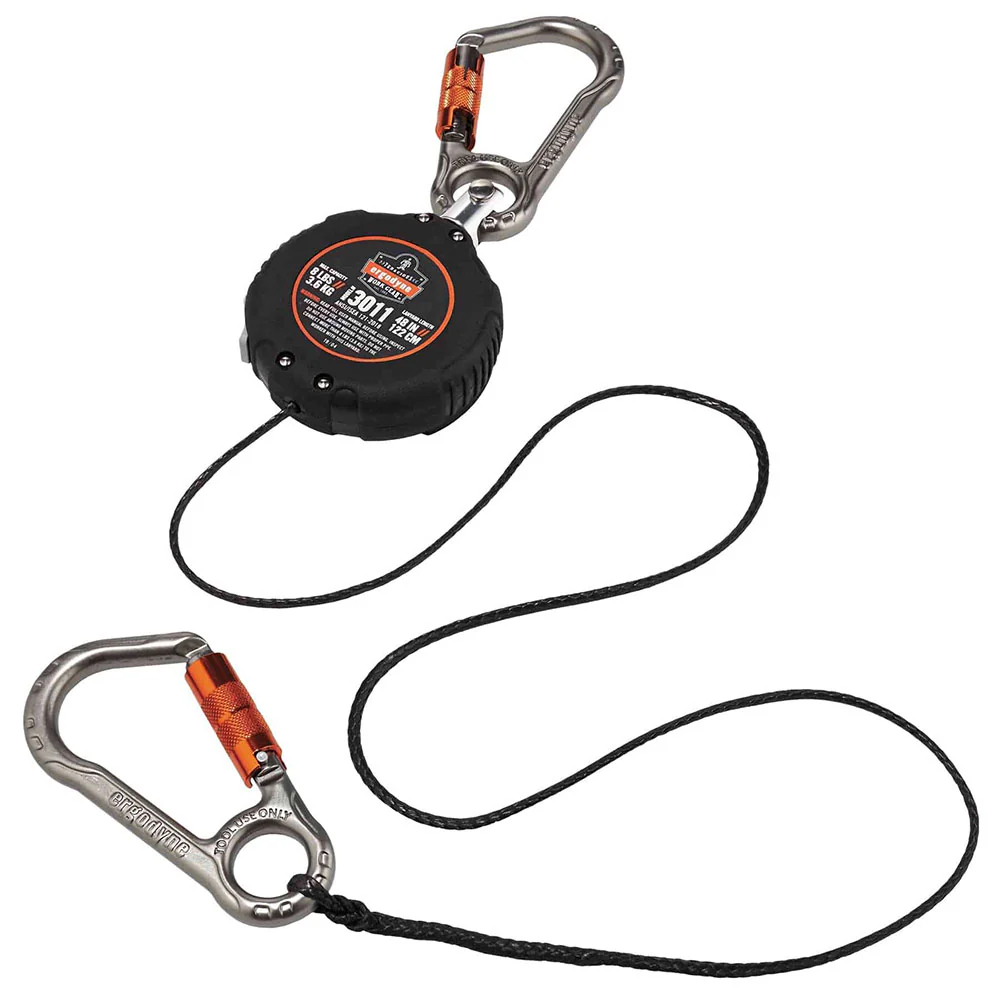 Ergodyne 19311 Squids 3011 Retractable Tool Lanyard with Carabiner Mount - Mactool Shop