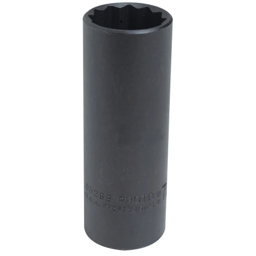 Proto J5316B 1/2 Drive 1/2 ProtoBlack™ 12-Point Deep Length Hand Socket - Mactool Shop