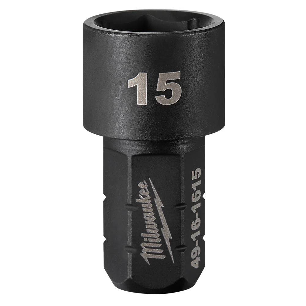 Milwaukee 49-16-1615 INSIDER Box Ratchet Socket 6 Point 15mm - Mactool Shop