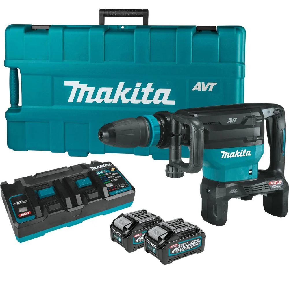 Makita GMH02PM 80V max (40V max X2) XGT 28 lb. AVT® Demolition Hammer Kit - Mactool Shop