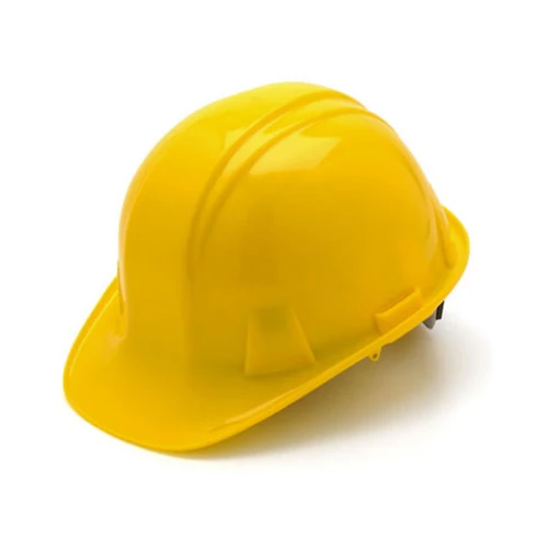 Pyramex HP14130 Cap Style Hard Hat 4 Point Ratchet Suspension - Yellow - Mactool Shop