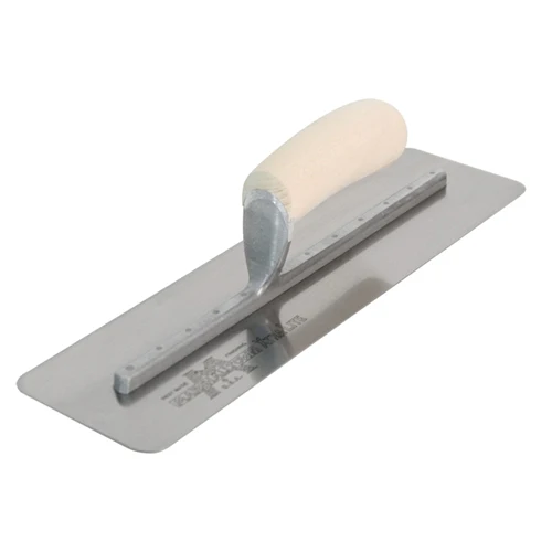 MarshallTown ST14 12139 - 14 X 4 Silo Trowel-Curved Wood Handle - Mactool Shop