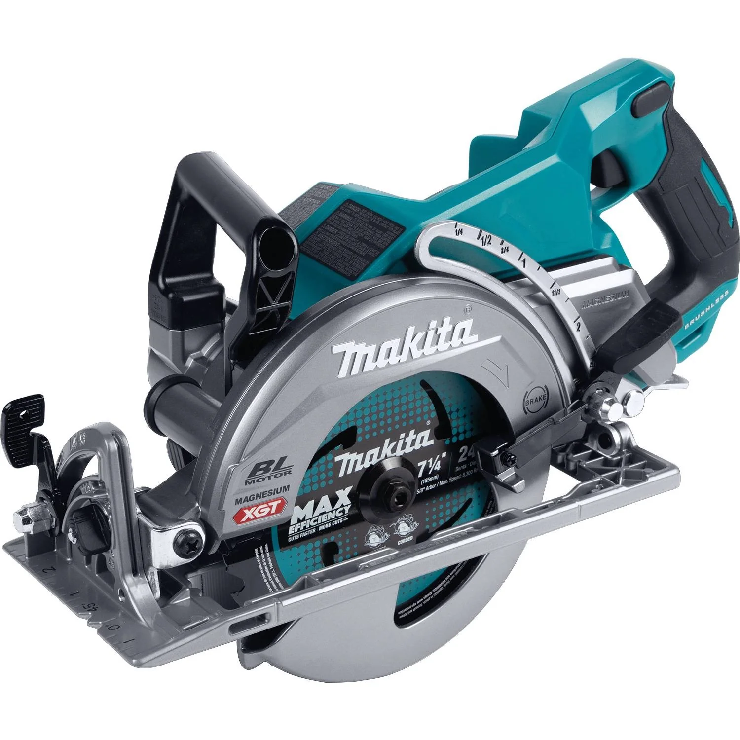 Makita GSR01Z 40V max XGT® Rear Handle 7-1/4” Circular Saw, Tool Only - Mactool Shop