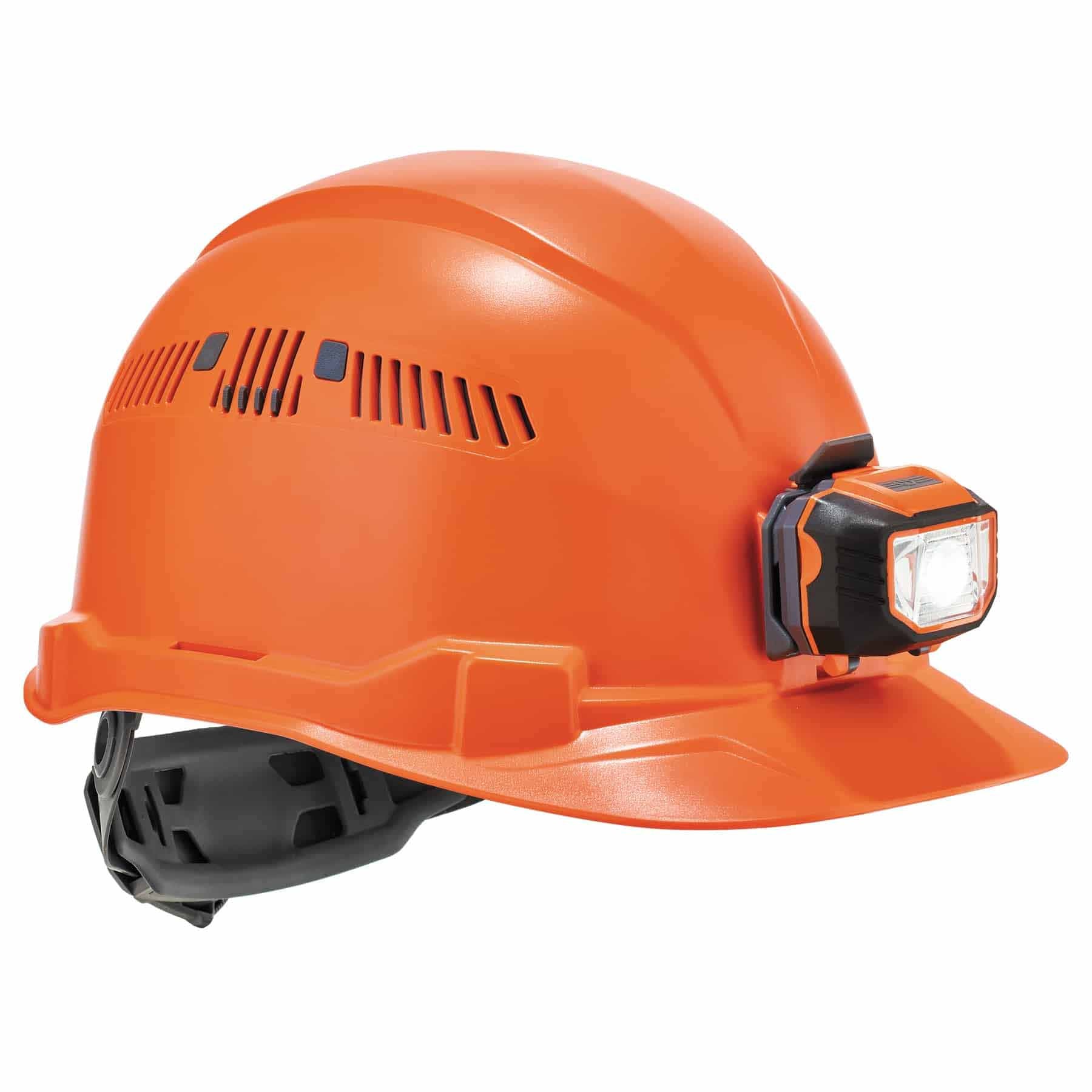 Ergodyne 60147 8972LED Orange Class C Hard Hat Cap Style + LED Light - Mactool Shop