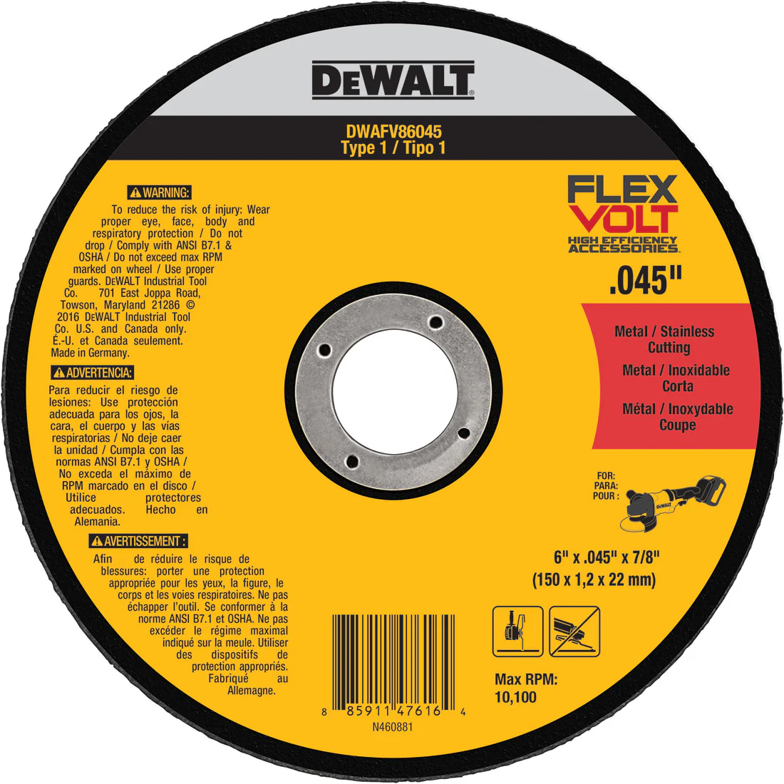 DeWalt DWAFV86045 6