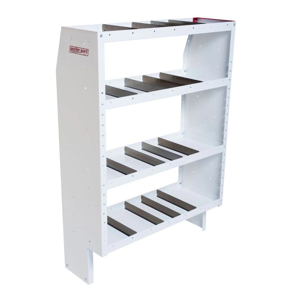 WeatherGuard 9364-3-03 Heavy Duty Adjustable 4 Shelf Unit, 60